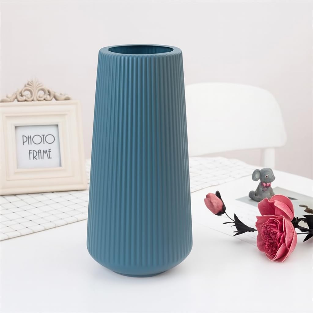 Serene Nordic Ceramic Vase & Candle Set