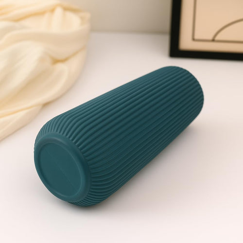 Serene Nordic Ceramic Vase & Candle Set